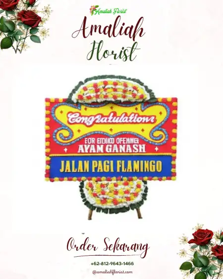 Sewa Papan Bunga Muara Telang